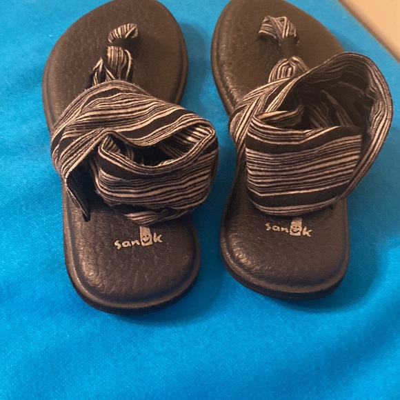 Sanuk Flip Flop Yoga Mat Sandals - Picture 2 of 4